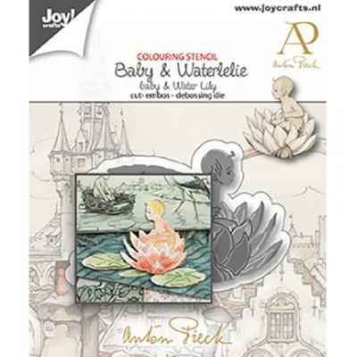 Joy!Crafts Anton Pieck Stanzschablone - Baby & Wasserlilie